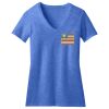 Women's Perfect Blend ® CVC V Neck Tee Thumbnail