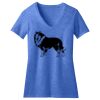 Women's Perfect Blend ® CVC V Neck Tee Thumbnail