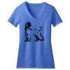 Women's Perfect Blend ® CVC V Neck Tee Thumbnail
