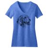 Women's Perfect Blend ® CVC V Neck Tee Thumbnail