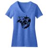 Women's Perfect Blend ® CVC V Neck Tee Thumbnail