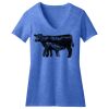 Women's Perfect Blend ® CVC V Neck Tee Thumbnail