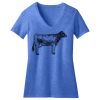Women's Perfect Blend ® CVC V Neck Tee Thumbnail