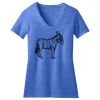 Women's Perfect Blend ® CVC V Neck Tee Thumbnail