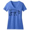 Women's Perfect Blend ® CVC V Neck Tee Thumbnail