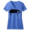 Women's Perfect Blend ® CVC V Neck Tee Thumbnail