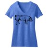 Women's Perfect Blend ® CVC V Neck Tee Thumbnail