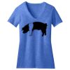 Women's Perfect Blend ® CVC V Neck Tee Thumbnail
