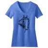 Women's Perfect Blend ® CVC V Neck Tee Thumbnail