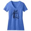 Women's Perfect Blend ® CVC V Neck Tee Thumbnail