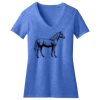 Women's Perfect Blend ® CVC V Neck Tee Thumbnail