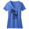 Women's Perfect Blend ® CVC V Neck Tee Thumbnail