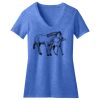 Women's Perfect Blend ® CVC V Neck Tee Thumbnail
