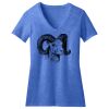 Women's Perfect Blend ® CVC V Neck Tee Thumbnail