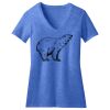 Women's Perfect Blend ® CVC V Neck Tee Thumbnail