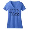 Women's Perfect Blend ® CVC V Neck Tee Thumbnail