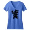 Women's Perfect Blend ® CVC V Neck Tee Thumbnail
