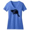 Women's Perfect Blend ® CVC V Neck Tee Thumbnail