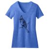 Women's Perfect Blend ® CVC V Neck Tee Thumbnail