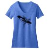 Women's Perfect Blend ® CVC V Neck Tee Thumbnail