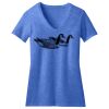Women's Perfect Blend ® CVC V Neck Tee Thumbnail