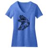 Women's Perfect Blend ® CVC V Neck Tee Thumbnail