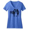 Women's Perfect Blend ® CVC V Neck Tee Thumbnail