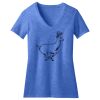Women's Perfect Blend ® CVC V Neck Tee Thumbnail