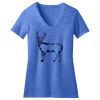 Women's Perfect Blend ® CVC V Neck Tee Thumbnail