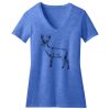 Women's Perfect Blend ® CVC V Neck Tee Thumbnail