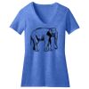 Women's Perfect Blend ® CVC V Neck Tee Thumbnail