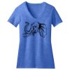 Women's Perfect Blend ® CVC V Neck Tee Thumbnail