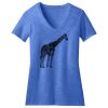 Women's Perfect Blend ® CVC V Neck Tee Thumbnail