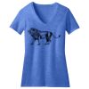 Women's Perfect Blend ® CVC V Neck Tee Thumbnail