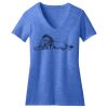 Women's Perfect Blend ® CVC V Neck Tee Thumbnail