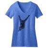 Women's Perfect Blend ® CVC V Neck Tee Thumbnail