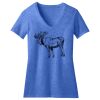 Women's Perfect Blend ® CVC V Neck Tee Thumbnail