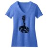 Women's Perfect Blend ® CVC V Neck Tee Thumbnail