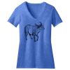 Women's Perfect Blend ® CVC V Neck Tee Thumbnail