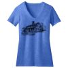 Women's Perfect Blend ® CVC V Neck Tee Thumbnail