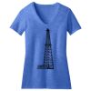 Women's Perfect Blend ® CVC V Neck Tee Thumbnail