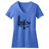 Women's Perfect Blend ® CVC V Neck Tee Thumbnail
