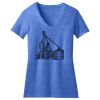 Women's Perfect Blend ® CVC V Neck Tee Thumbnail