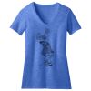 Women's Perfect Blend ® CVC V Neck Tee Thumbnail