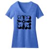 Women's Perfect Blend ® CVC V Neck Tee Thumbnail
