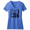 Women's Perfect Blend ® CVC V Neck Tee Thumbnail