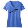 Women's Perfect Blend ® CVC V Neck Tee Thumbnail