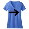 Women's Perfect Blend ® CVC V Neck Tee Thumbnail