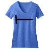 Women's Perfect Blend ® CVC V Neck Tee Thumbnail