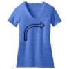 Women's Perfect Blend ® CVC V Neck Tee Thumbnail